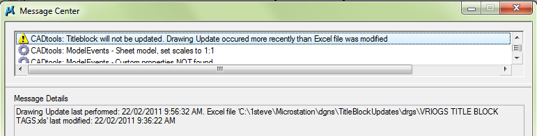 CADtools_ustn_update_from_excel_message