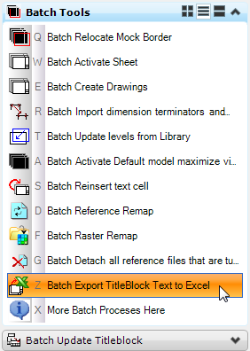 Batch_Export_TitlBlock_Text_to_Excel