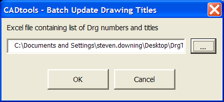 CADtools_Ustn_UpdateDrawingTitlesDialog