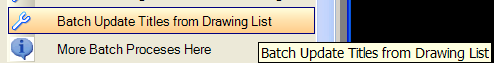 CADtools_Ustn_UpdateDrawingTitlesTool