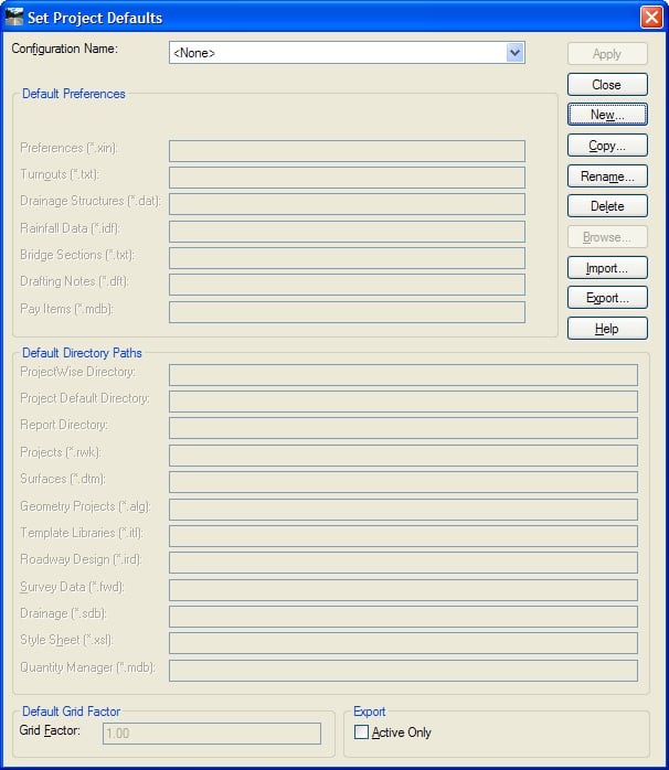 CADtoolsInroads_SetProjectDefaults