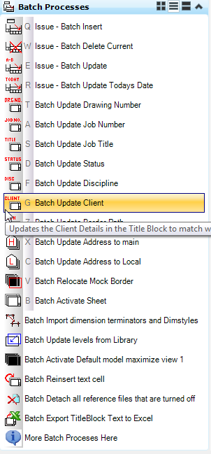 Batch Update Client Task