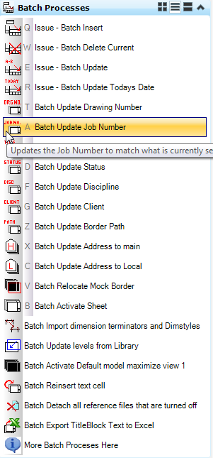 Batch Update Job Number