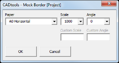 Mock Border Dialog