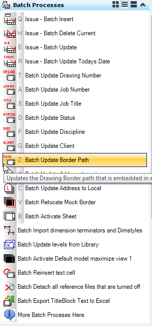 Batch Update Border Path Task