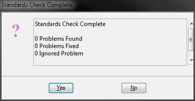 CAD Standards Checker Report