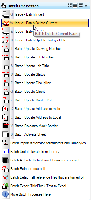 Batch delete current issue task