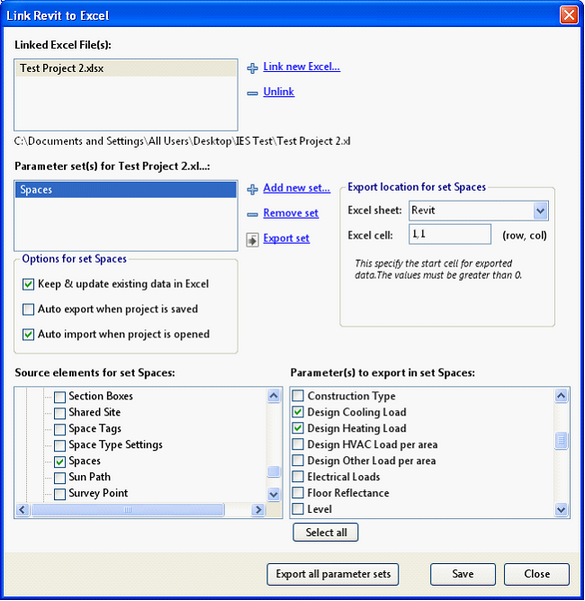 RVT_IES_Setup_ParameterSetDefinition