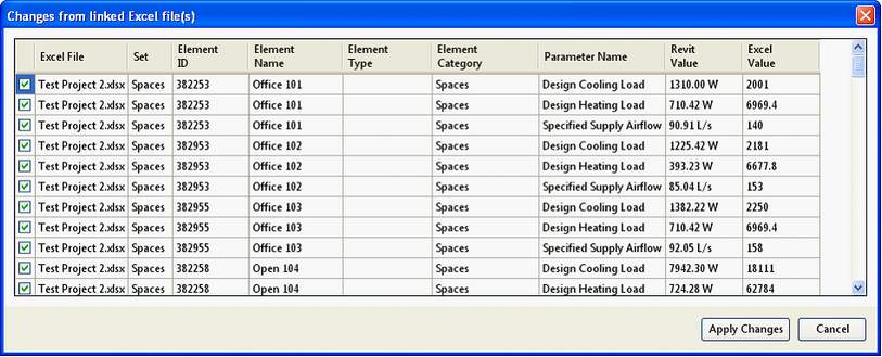 RVT_IES_Setup_UpdateRevitFromExcelReviewChanges