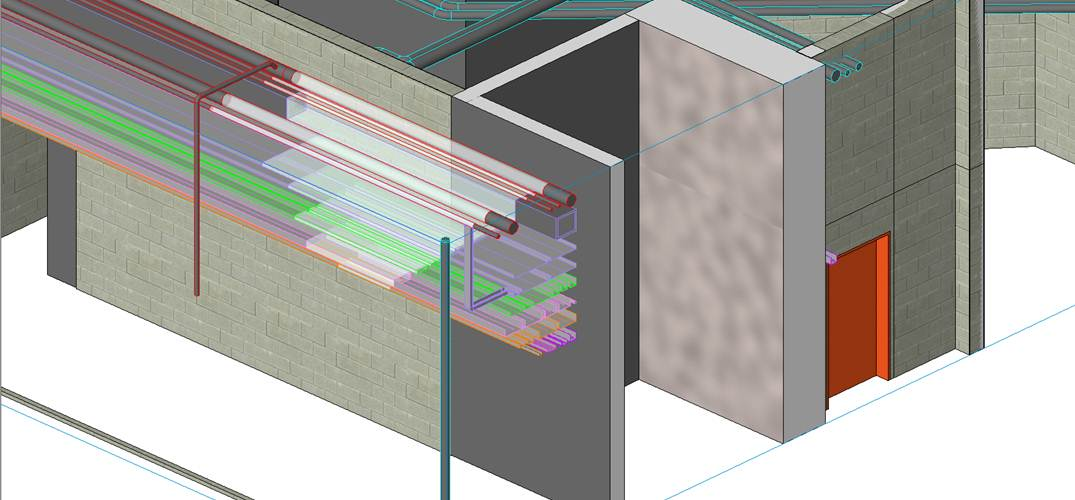 3d view of split ducts